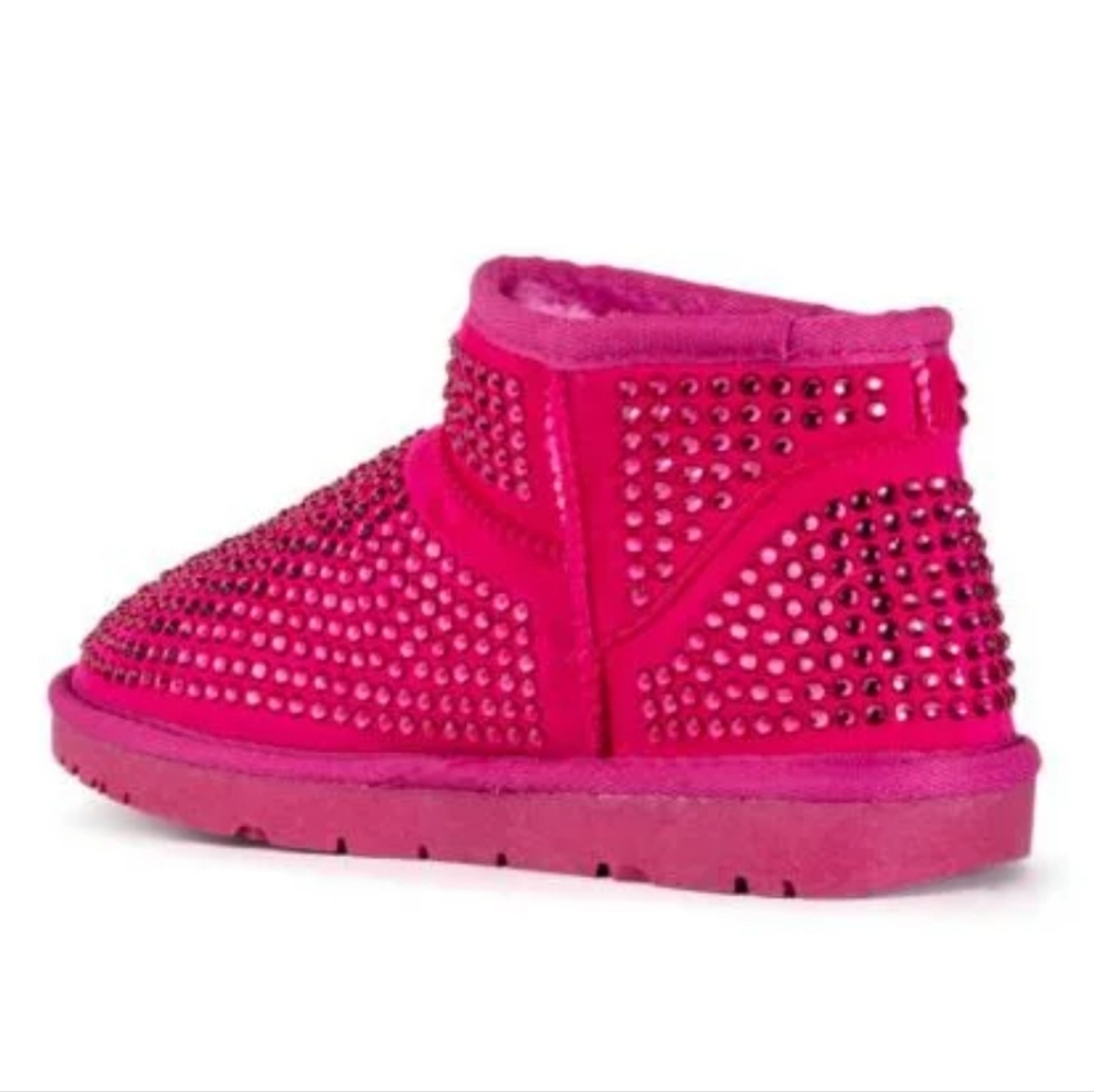 NEW Magenta Rhinestone boots - Picture 4 of 5